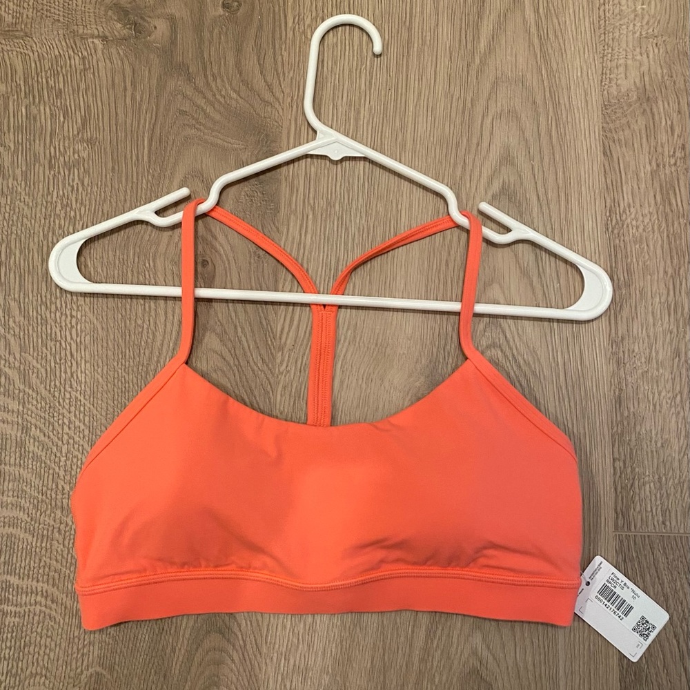Lululemon Raspberry Cream Flow Y Bra